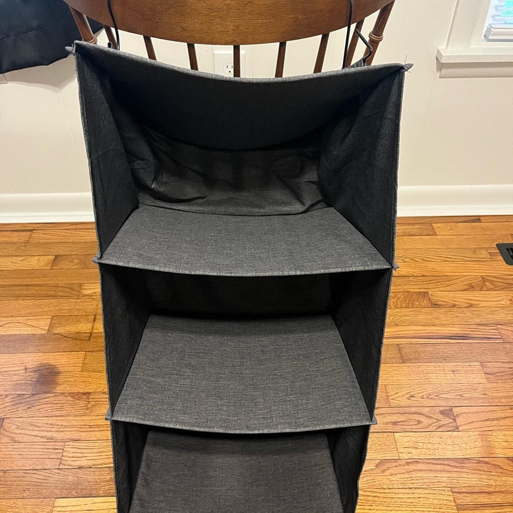 Black Hanging Closet Organizer